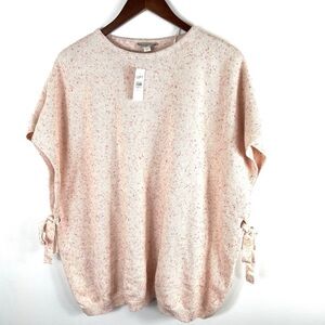 Loft Speckled Sweater Poncho